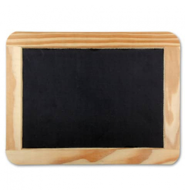 Schülertafel, 5607-1, 19x14cm, Schiefer, Holzrahmen