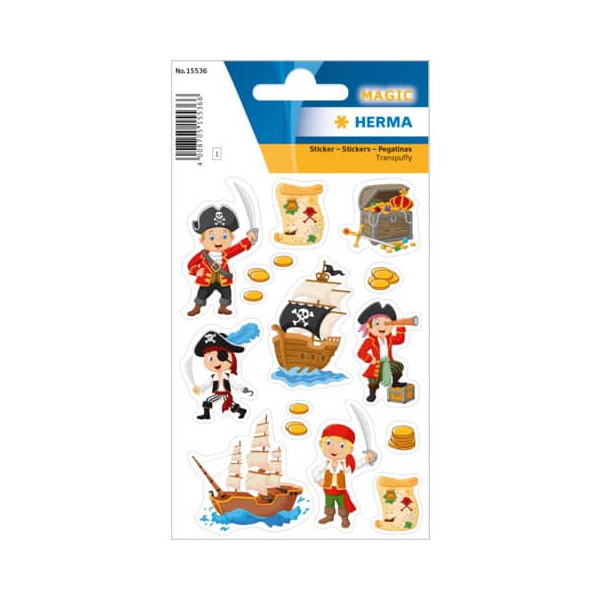 10 Stück Herma Schmucketikett Pirat 4008705155366 Herma 16 Stück