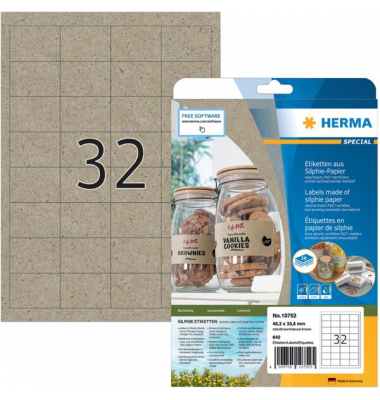 Special 10752, naturbraun 48,3x33,8mm, rechteckig, 