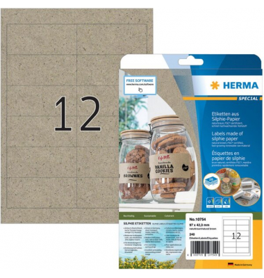 Special 10754, naturbraun 97x42,3mm, rechteckig, 