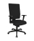 B&uuml;rostuhl Lightstar 20, schwarz / schwarz, mit Armlehnen, bis 110kg, ohne Kopfst&uuml;tze