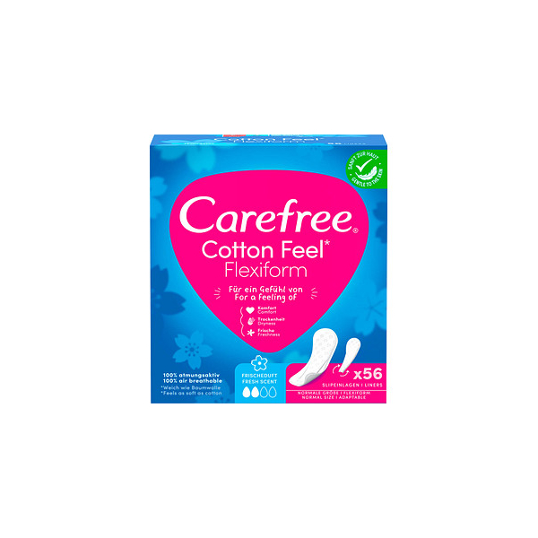 3574661482187 - Slipeinlagen Cotton Feel Flexiform mit Frischeduft Slipeinlage 3574661482187 56 Stück 3574661482187 - Slipeinlagen Cotton Feel Flexiform mit Frischeduft Slipeinlage 3574661482187 56 Stück