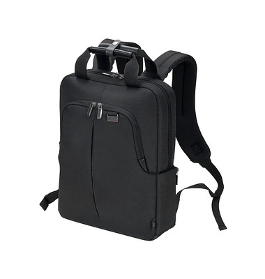 DICOTA Laptop-Rucksack Eco Slim PRO Kunstfaser schwarz bis 38,1 cm (15 Zoll)