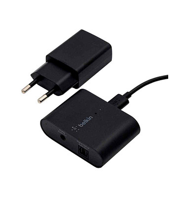 belkin 3,5 mm Adapter SoundForm Connect Audio-Adapter mit AirPlay 2 schwarz