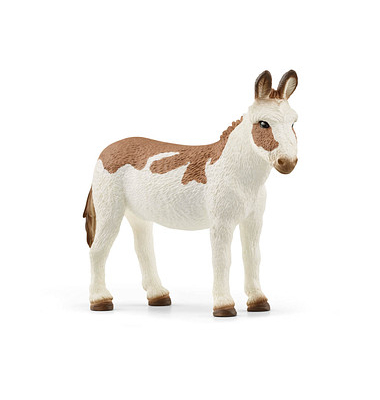 Schleich Farm World 13961 Amerikanischer Esel, gefleckt Spielfigur Schleich Farm World 13961 Amerikanischer Esel, gefleckt Spielfigur