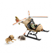 Schleich Farm World 42476 Helikopter Tierrettung Spielfiguren-Set
