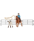 Schleich Farm World 42577 Team Roping mit Cowgirl Spielfiguren-Set