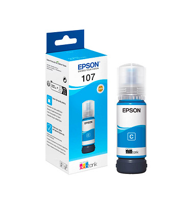 Druckerpatrone 107/T09B2 C13T09B240 (107), cyan, ca. 7200 Seiten