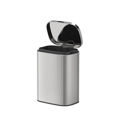 WENKO Sare Kosmetikeimer Wandmontage 5,0 l silber, glänzend