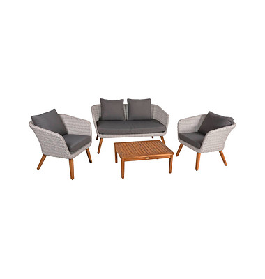 Garden Pleasure Sitzgruppe Arona grau