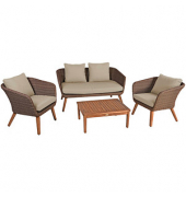 Garden Pleasure Sitzgruppe Arona braun
