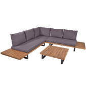 Garden Pleasure Loungegruppe Acapulco braun
