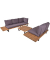 Garden Pleasure Loungegruppe Acapulco braun