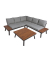 Garden Pleasure Loungegruppe Theresa braun
