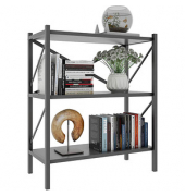 VCM my home Bücherregal Insasi anthrazit 66,0 x 34,0 x 85,0 cm