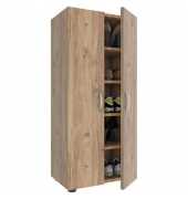 Schuhschrank Ulas XL, 918423 eiche 4 Fachböden 49,0 x 34,0 x 108,0 cm