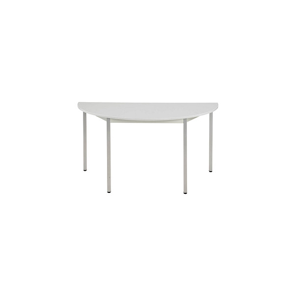 3700245399378 - Mehrzwecktisch lichtgrau alu halbrund Vierkantrohr alu 1400 x 700 x 740 cm 3700245399378 SODEMATUB 3700245399378 - Mehrzwecktisch lichtgrau alu halbrund Vierkantrohr alu 1400 x 700 x 740 cm 3700245399378 SODEMATUB