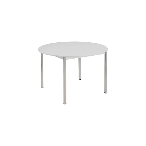 3700245399392 - Mehrzwecktisch lichtgrau alu rund Vierkantrohr grau 1100 x 1100 x 740 cm 3700245399392 SODEMATUB 3700245399392 - Mehrzwecktisch lichtgrau alu rund Vierkantrohr grau 1100 x 1100 x 740 cm 3700245399392 SODEMATUB