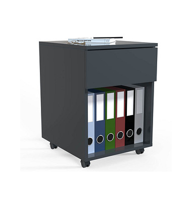 VCM my office Dasola Rollcontainer anthrazit 1 Auszug 39,0 x 45,0 x 55,0 cm