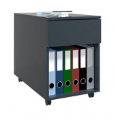 VCM my office Dasola Rollcontainer anthrazit 1 Auszug 39,0 x 70,0 x 55,0 cm