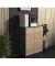 VCM my home Kommode Dalosa, 918339 anthrazit, eiche 2 Fachböden 70,0 x 39,0 x 77,0 cm