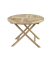 Garden Pleasure Gartentisch Solo braun rund 90,0 x 90,0 x 75,0 cm