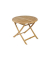 Garden Pleasure Gartentisch Solo braun rund 90,0 x 90,0 x 75,0 cm