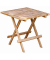 Garden Pleasure Gartentisch Simuk braun quadratisch 50,0 x 50,0 x 50,0 cm