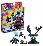 Hasbro Marvel Stunt Squad F78335X0 2-in-1 Motorrad Spielfigur