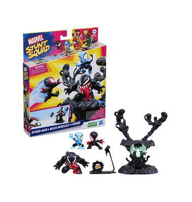 Hasbro Marvel Stunt Squad F78335X0 2-in-1 Motorrad Spielfigur