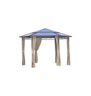 Garden Pleasure Pavillon Salmon 6-eckig, anthrazit