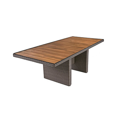 Garden Pleasure Gartentisch Braga grau rechteckig 100,0 x 220,0 x 75,0 cm Garden Pleasure Gartentisch Braga grau rechteckig 100,0 x 220,0 x 75,0 cm