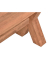 Garden Pleasure Gartentisch Kisar braun rechteckig 220,0 x 100,0 x 75,0 cm