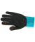 Gartenhandschuhe 42% Polyester, 55% Nitril, 3% Elasthan, Nitrilbeschichtung der Handflächen, Nitrilbeschichtung, anthrazit/türki