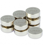 10 GP Knopfzellen LR43 1,5 V