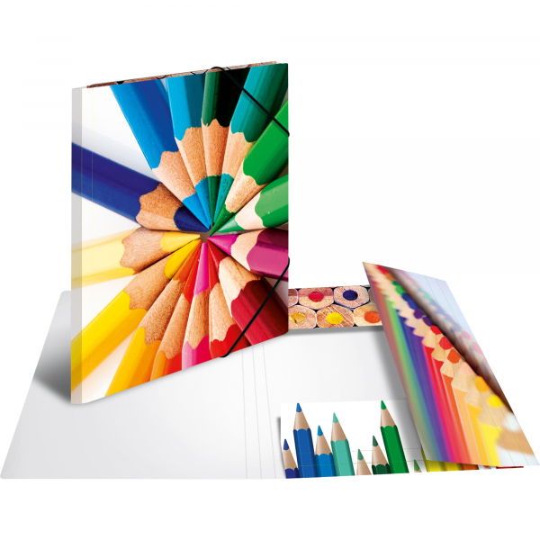 4008705912808 - Sammelmappe 19231 A3 Motiv Stifte Karton 4008705912808 3 Stück