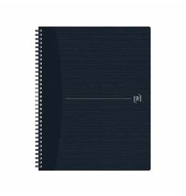 Collegeblock 400150006 ORIGINS, kariert / kariert, A4+, 90g, schwarz, 70 Blatt