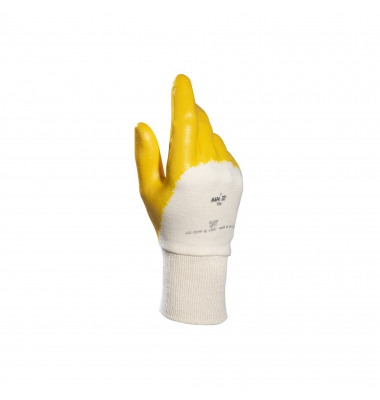 Arbeitshandschuhe Titan 397, Nitril, gelb/beige, Größe 10 / XL