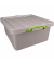 Aufbewahrungsbox Recycling 31.5RDG, 31,5 Liter mit Deckel, außen 520x470x210mm, Polypropylen, 100 % recycelt taubengrau