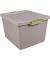 Aufbewahrungsbox Recycling Economie 33.5-NST-RDG, 33,5 Liter mit Deckel, außen 460x383x285mm, Polypropylen, 100 % recycelt taube