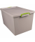 Aufbewahrungsbox Recycling Economie 83-NST-RDG, 83 Liter, mit Deckel, au&szlig;en 695x440x368mm, Polypropylen (PP) taubengrau