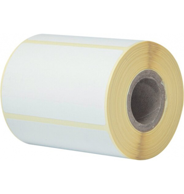 Einzeletikettenrolle 76 x 44 mm, weiß, 400 EtikettenRolle
