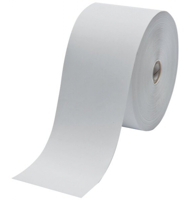 Endlosetikettenrolle, 86m, 58mm, weiß Papier