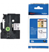 Farbband TZ EN 231 P-Touch, 12mm8m, weißschwarz nicht laminiert