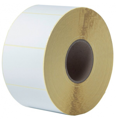 TJ-Einzeletikettenrolle,102x74mm,weiß 2.900 StkRolle, Mindesabnahme 4 Stk.