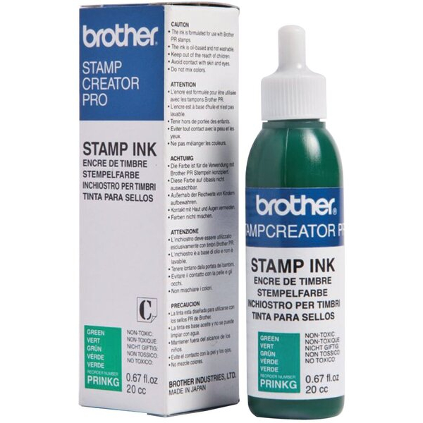 4977766638135 - Nachfüllfarbe grün 20 ml für Stamp Creator 4977766638135 Brother 4977766638135 - Nachfüllfarbe grün 20 ml für Stamp Creator 4977766638135 Brother