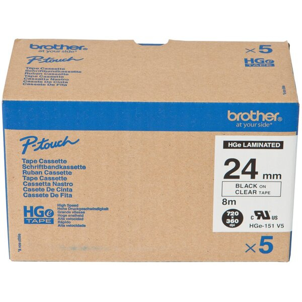 4977766684590 - Farbb Ptouch24mm8m farblosschwarz laminiert Multipack (5 StkPack) 4977766684590 Brother 4977766684590 - Farbb Ptouch24mm8m farblosschwarz laminiert Multipack (5 StkPack) 4977766684590 Brother