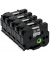 Farbb, Ptouch,24mm8m, farblosschwarz laminiert, Multipack (5 StkPack)