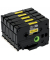 Farbb, Ptouch,12mm8m, gelbschwarz laminiert, Multipack (5 StkPack)