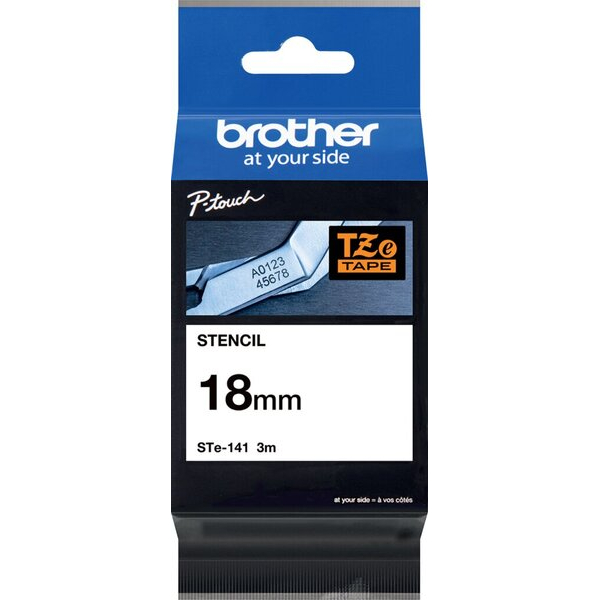 4977766691956 - Schablonenband P-Touch 18 mm 3m für eletrolyt Beschriftungen nicht 4977766691956 Brother